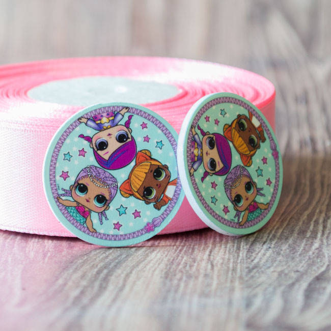 

Заготовка для значка Круглая Лол в круге Сб-249, Разные цвета