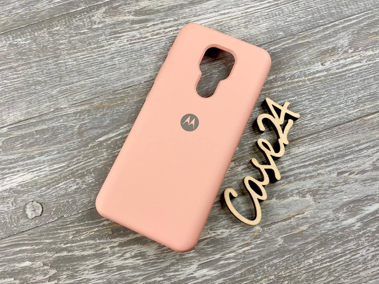 

Чехол Soft touch для Motorola Moto E7 Plus (8 цветов) розовый
