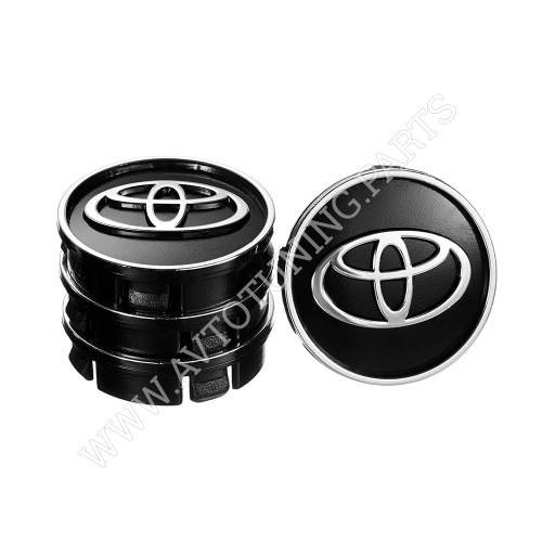 

Заглушка колесного диска Toyota 60x55 черный ABS пластик (4шт.) 50010 (50010)