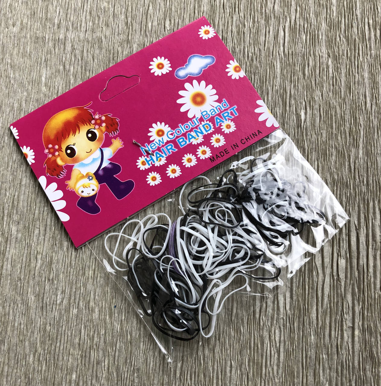 

Резинки тонкие силиконовые в пакете, Черный