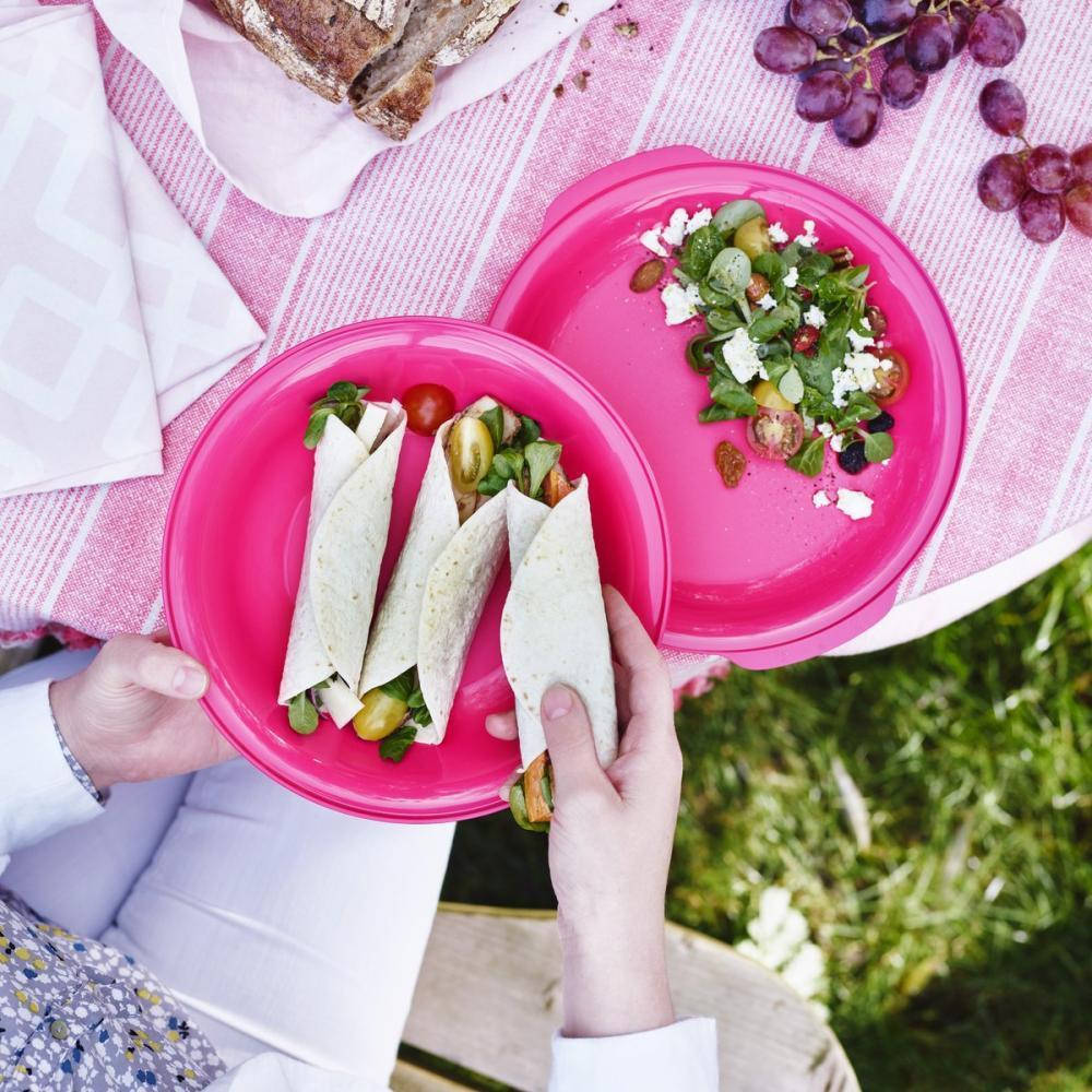 

Тарелка «Алоха» (360 мл./700 мл) Tupperware, Малиновый