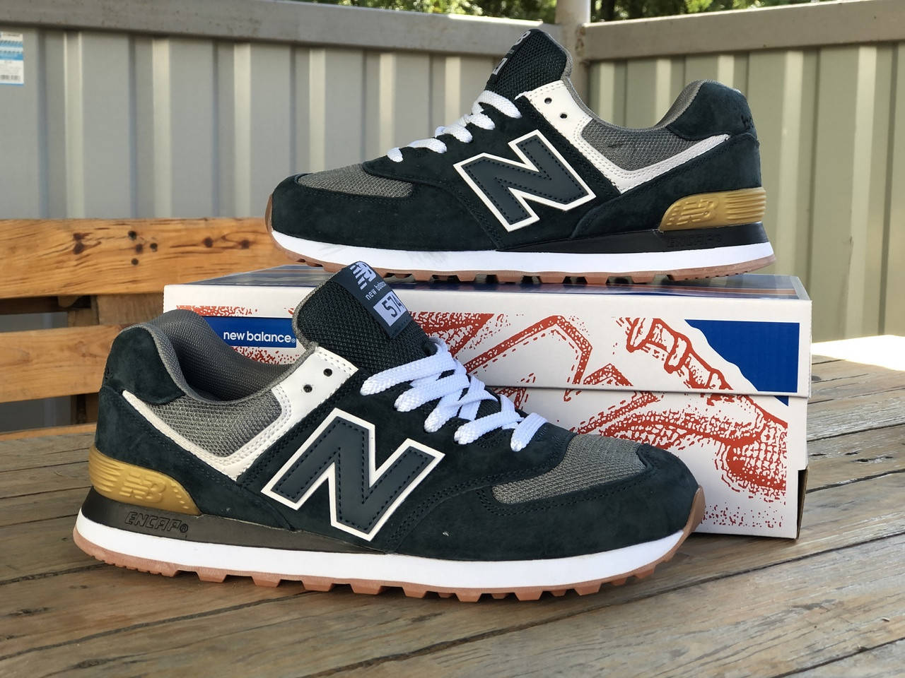 

Мужские кроссовки New Balance 574, синие (11145), Синий