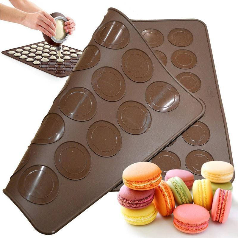 

Силиконовый коврик-молд для макаронс 40*30 см