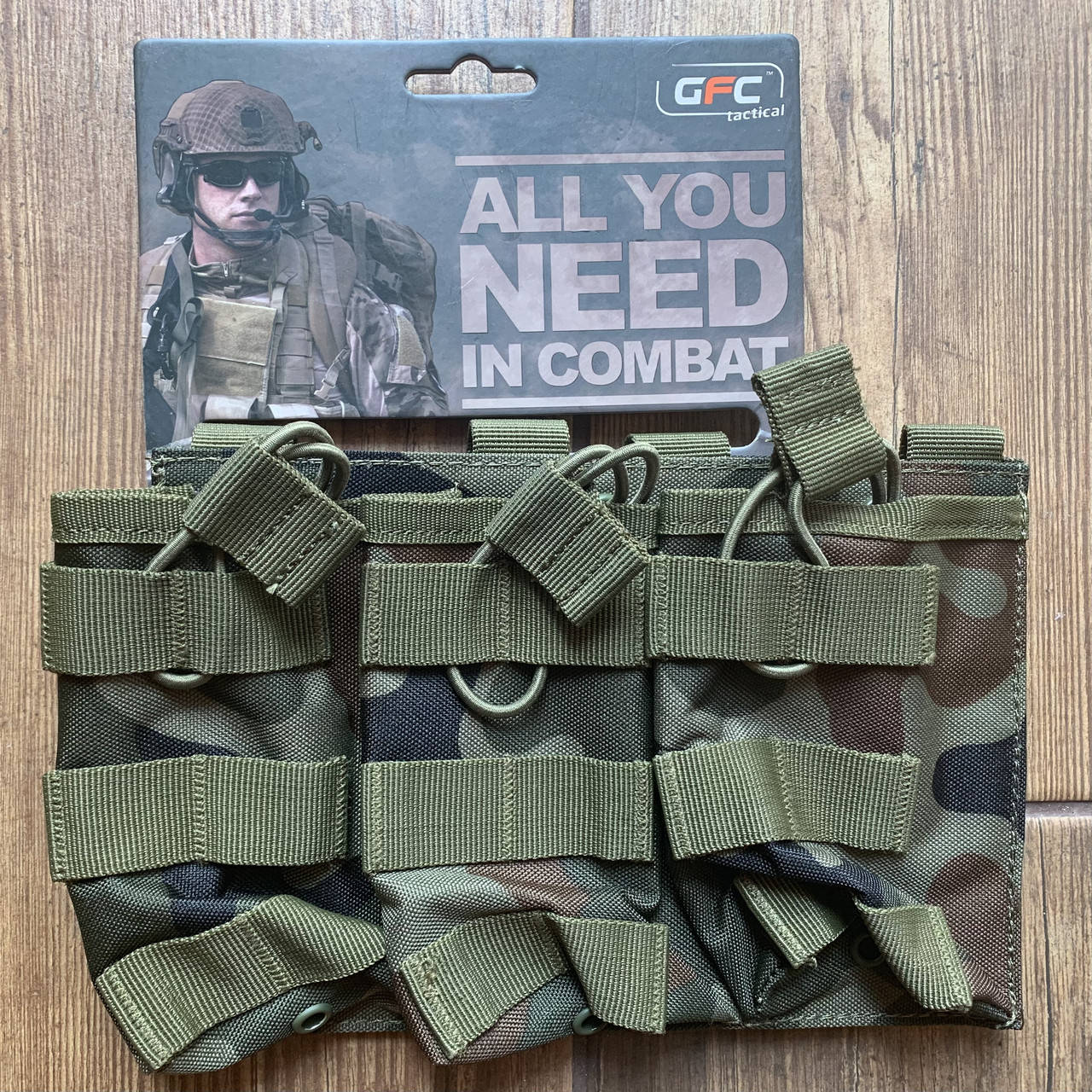 

Подсумок GFC под 3 магазина АК камуфляж