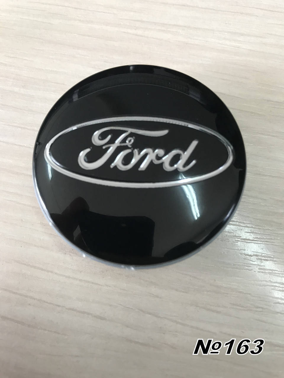 

Колпачки заглушки в литые диски Ford/Форд 54/50/10 мм. 6m21-1003-AA Черные/ хром