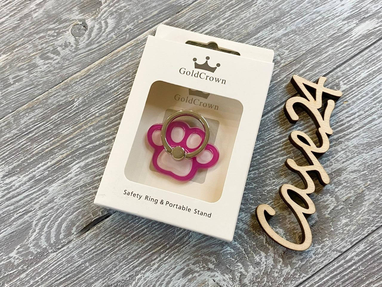 

Ring кольцо-держатель для телефонов и планшетов Лапки (4 вида) малиновый