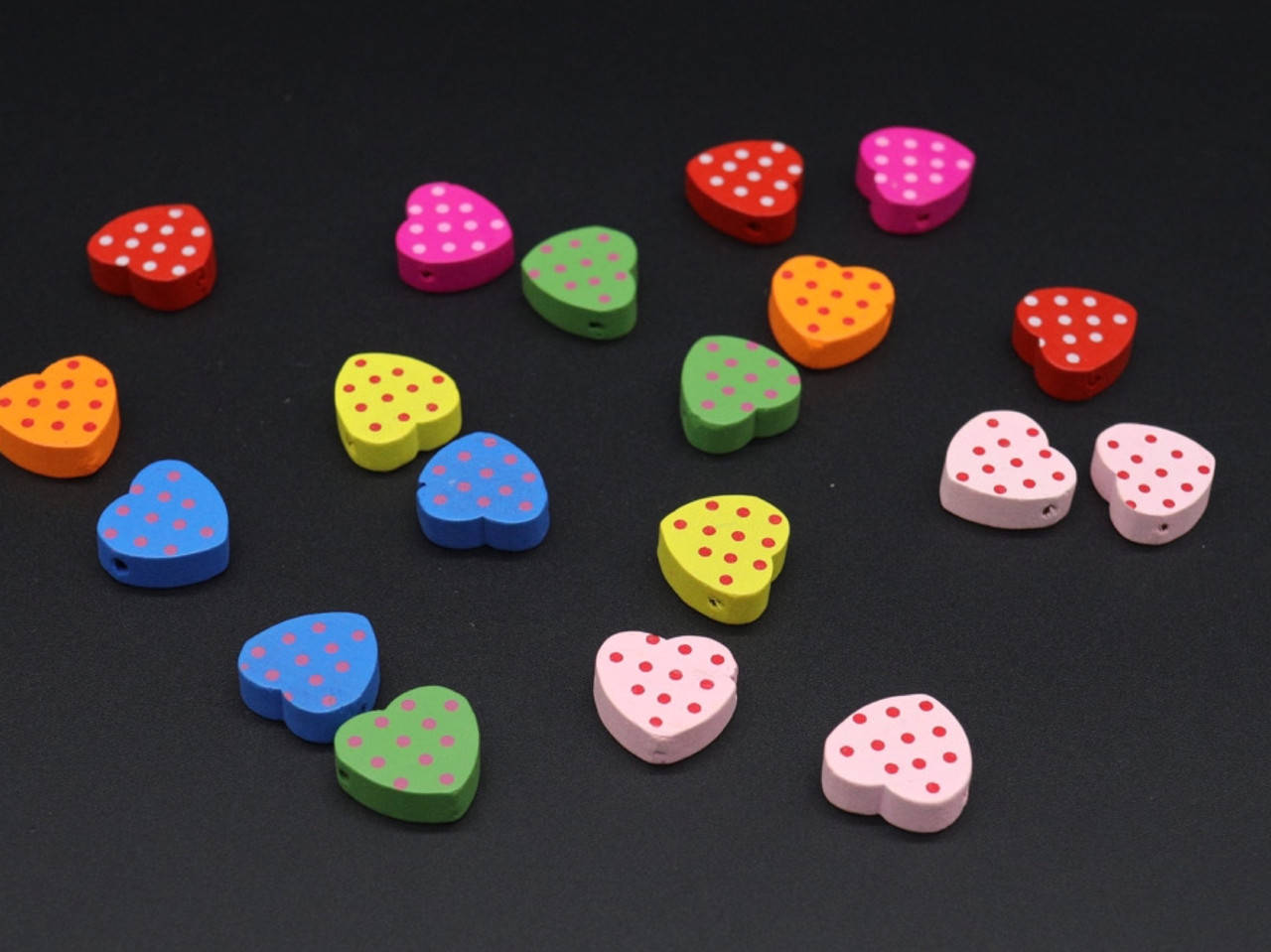 

Заготовки для Hand Made. Сердечко. Цвет микс. 17х17мм