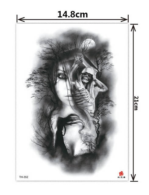 

Тату наклейка на тело, Флеш тату, Водостойкая временная татуировка, коллекция 2020 года, TH-352