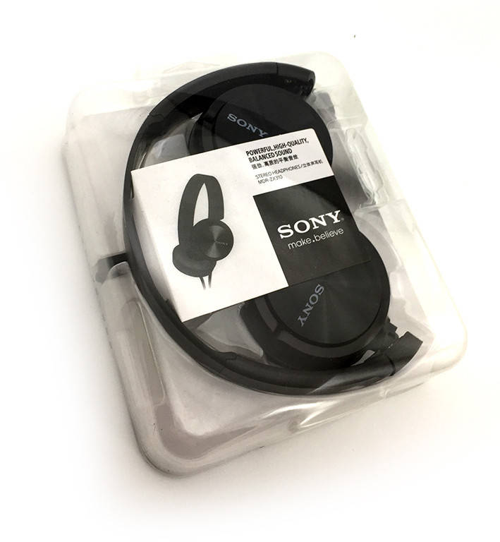 

Наушники SONY MDR-ZX310 Black, Черный