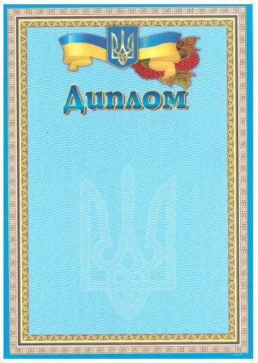 

Бланк Диплом, А4 (№19)