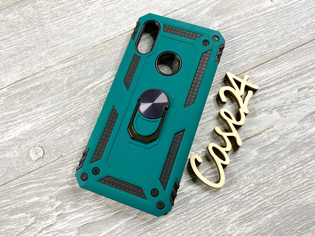 

PC + TPU чехол New armor для Xiaomi Redmi Note 7 (5 цветов) зеленый