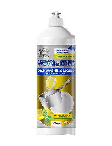 

WASH&FREE Засіб д/пос Лимон&М`ята 1л 723093