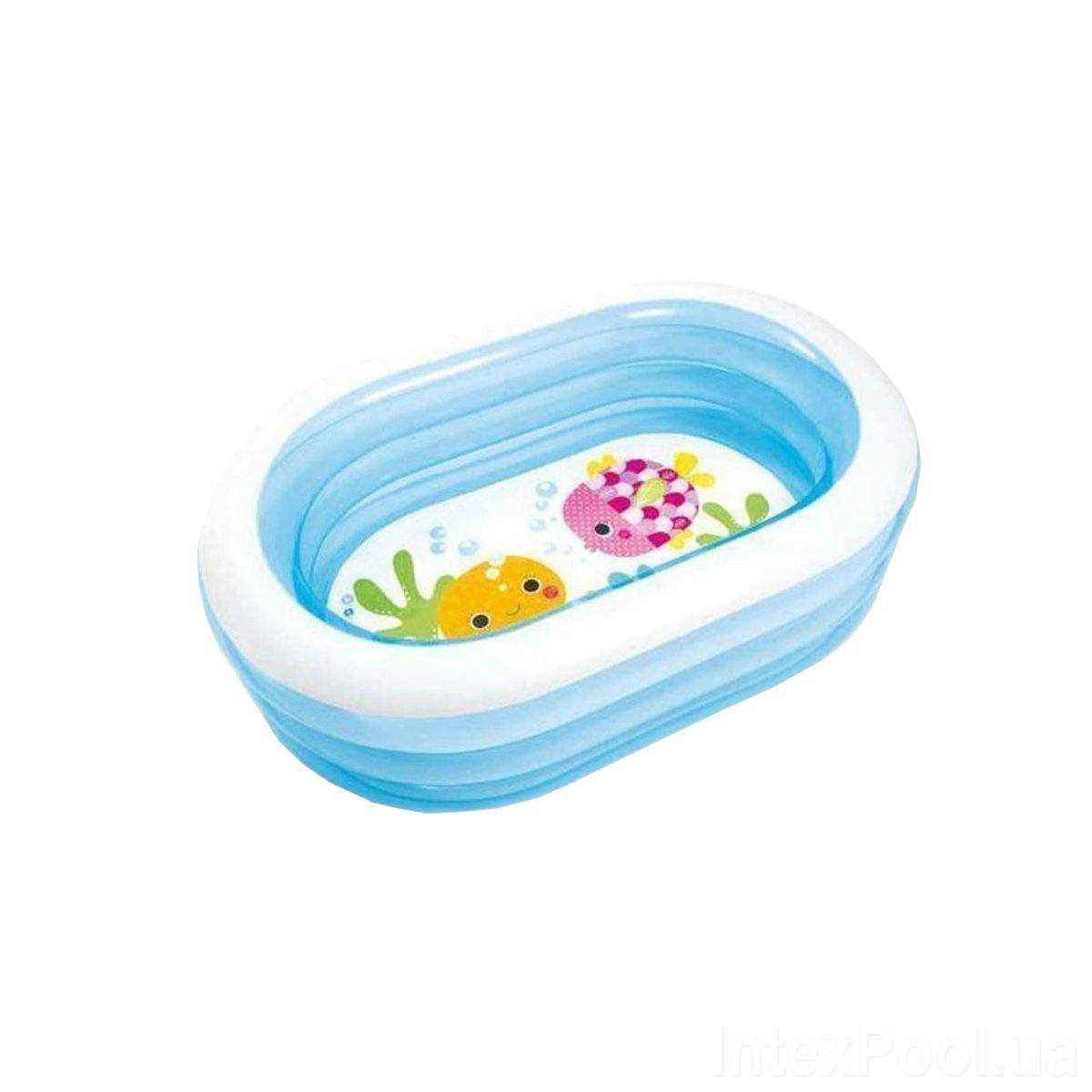 

Дитячий надувний басейн Intex «Морські друзі», 163 х 107 х 46 см..., Белый
