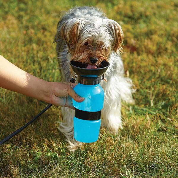 

Переносная, Дорожная Поилка Для Собак DOG WATER BOTTLE 537 мл
