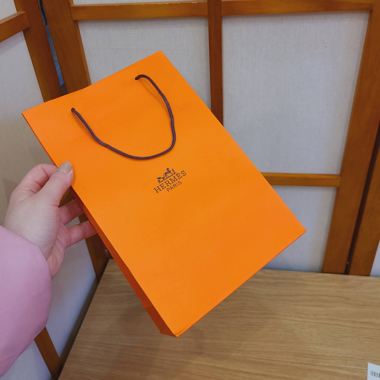

Подарочный пакет Hermès: вертикаль, mini