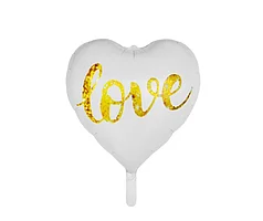 

Фольгированный шарик КНР 18" (45 см) Сердце Love, Разные цвета