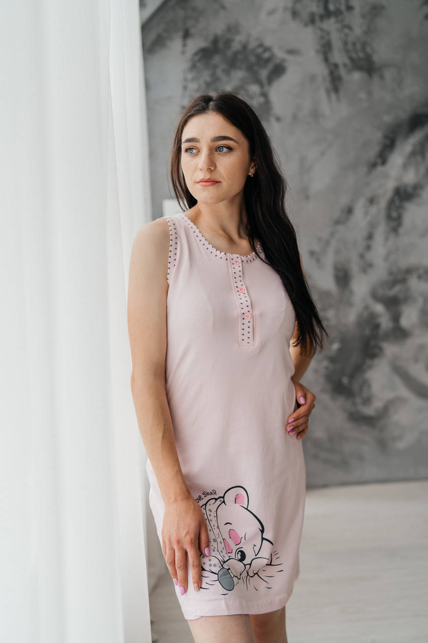 

Нічна сорочка Miss Victoria без рукава L-XL