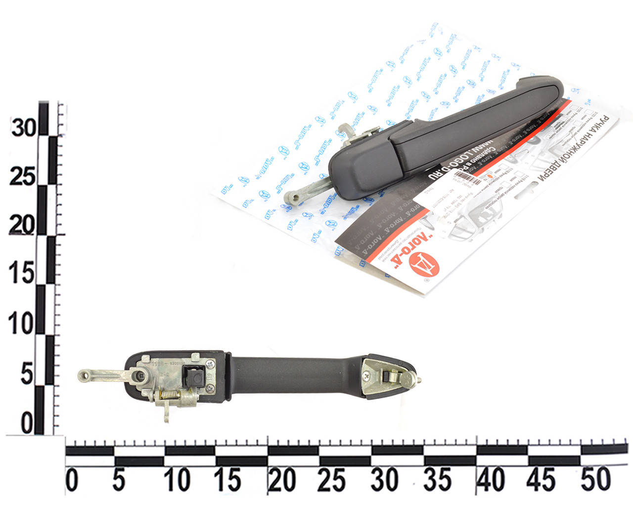 

Ручка двери ВАЗ 1117-19, 2190 наружная зад. прав. п/э уп.