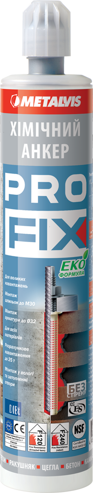 

Анкер химический винилэстер Soudal PROFIX 300 мл