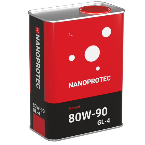 

Минеральное трансмиссионное масло NANOPROTEC GEAR OIL 80W-90 GL-4 Mineral 1л