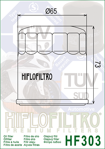 

Масляный фильтр HIFLO HF303