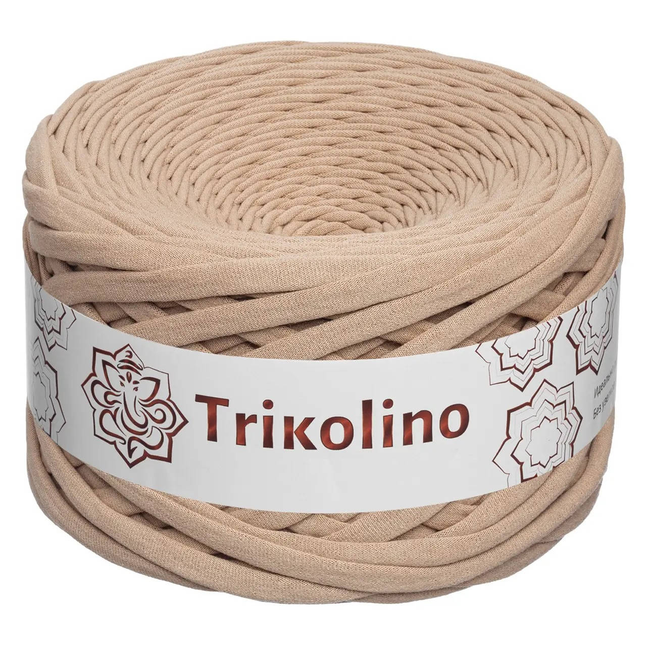 

Пряжа трикотажная 7-9 мм "Trikolino" 100м. Латте