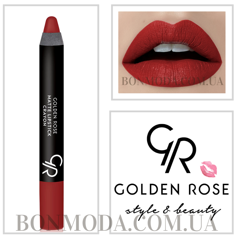 

Матовая помада карандаш Golden Rose Matte Lipstick Crayon № 09