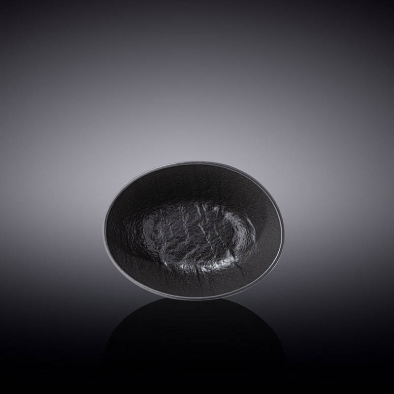 

Салатник овальный Wilmax Slatestone Black 8х6х3 см (WL-661117/A), Черный