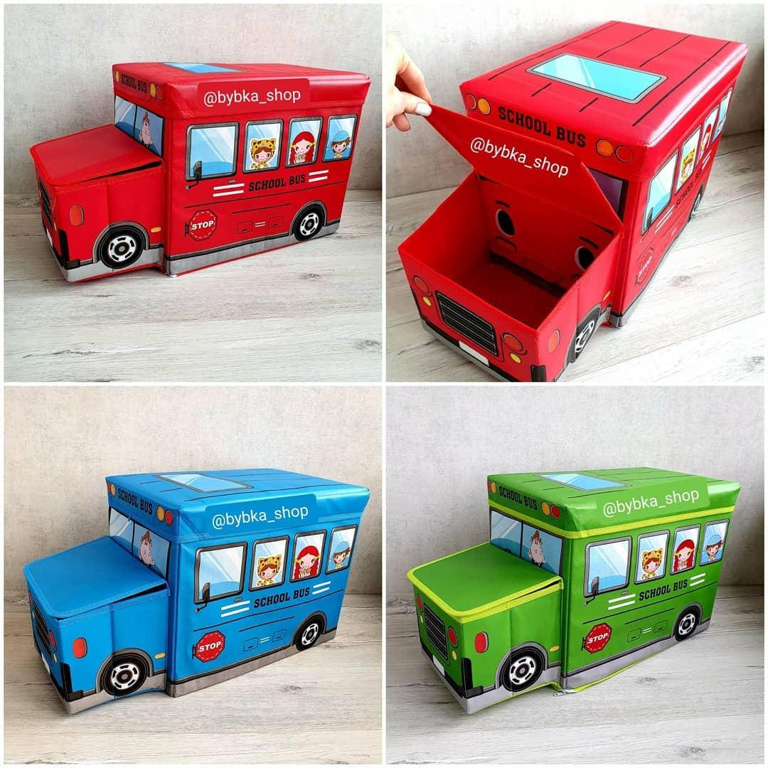 

Корзина-сундук для игрушек BT-0011 Автобус CLG17001