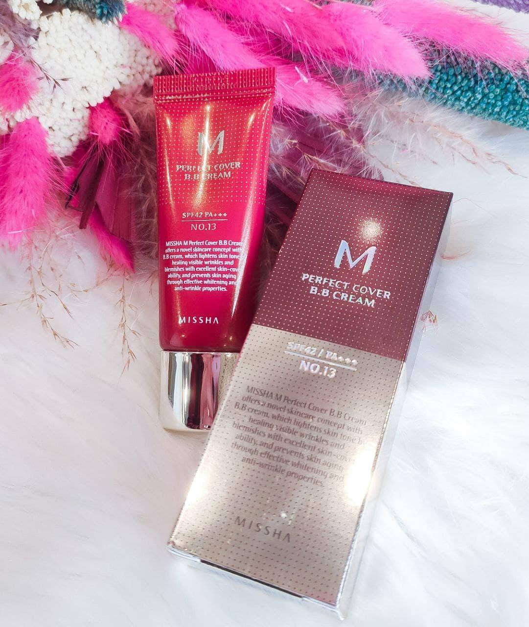 

BB крем с идеальным покрытием Missha Perfect Cover BB Cream SPF42 No.13 20 мл