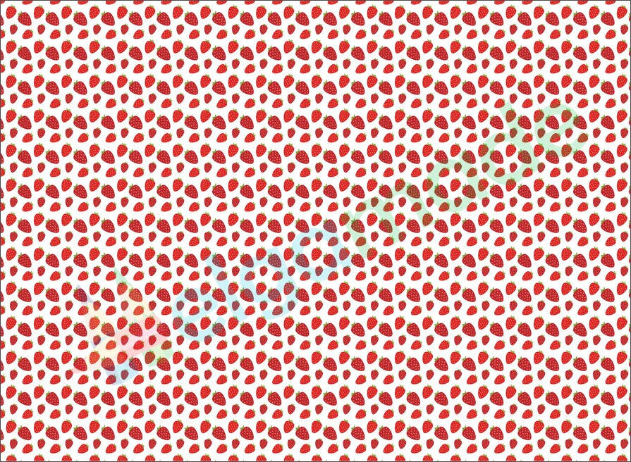 

Фетр с принтом КЛУБНИКА, 22x30 см, корейский мягкий 1.2 мм