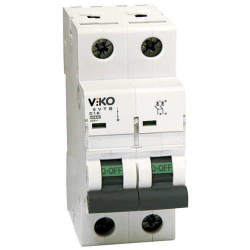 

Автоматический выключатель VIKO, 2P, C, 25A
