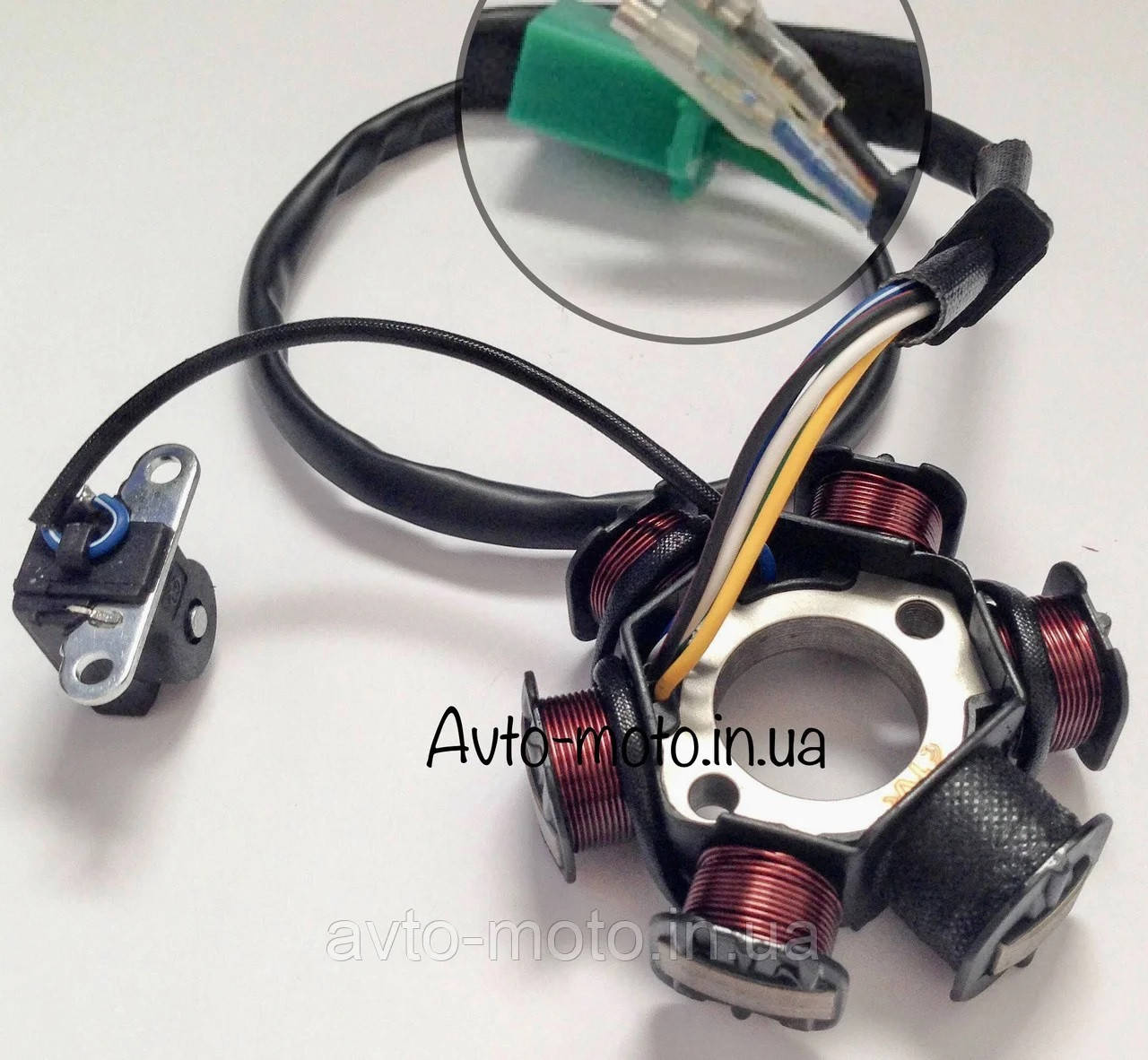 

Генератор мопед (альфа) Альфа 6 катушек