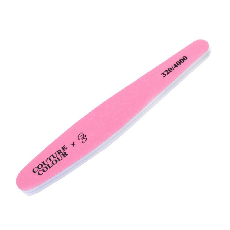

Баф для нігтів Couture Colour & GS, 320/4000 grit, колір рожево-білий