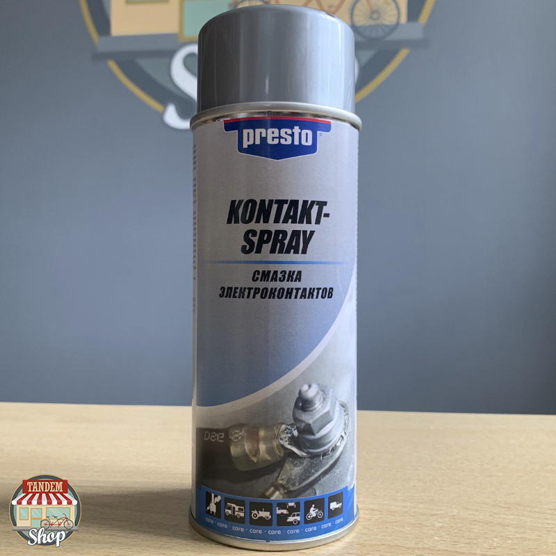 

Смазка для электроконтактов Presto Kontakt-Spray, 400 мл Аэрозоль
