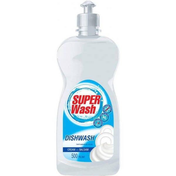 

Средство для мытья посуды Super Wash Сода ( без хлора ) 500 мл