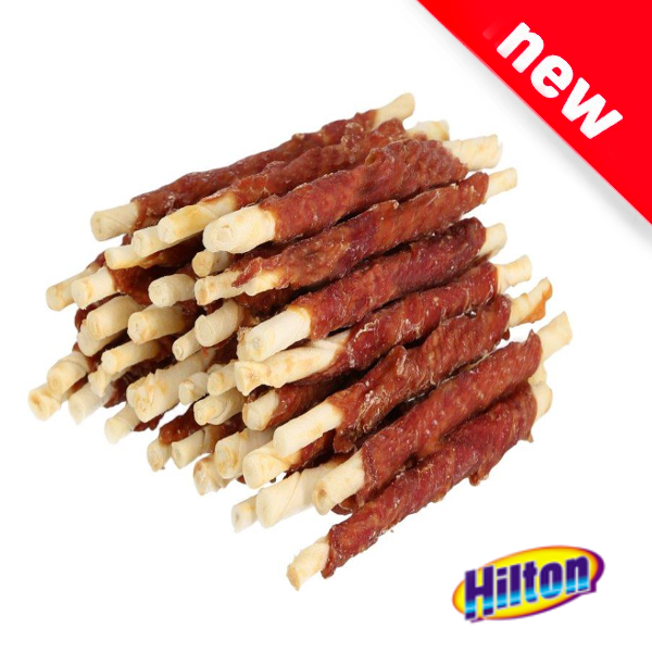 

Ласощі для собак Палички з качкою 500г