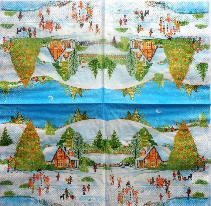 

Салфетка для декупажа 25х25см, НГГ-38