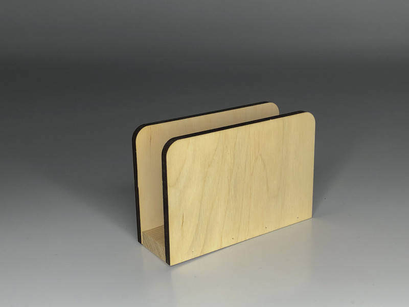 

Салфетница вертикальная Берёза, Черный