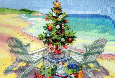 

"Christmas on the Beach" Dimensions. Набор для вышивания (70-08832)