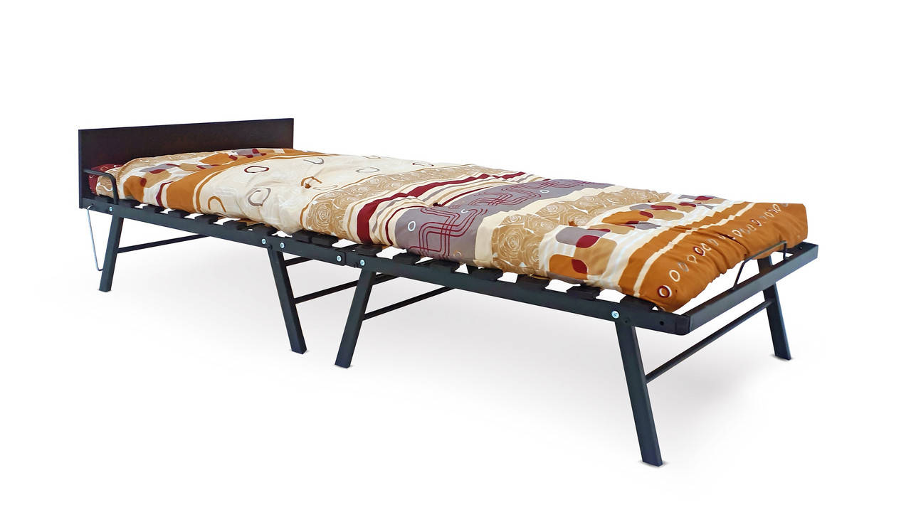 

Раскладушка Кровать Релакс - Модерн - Диана с Матрасом - АКЦИЯ !, Темно-серый