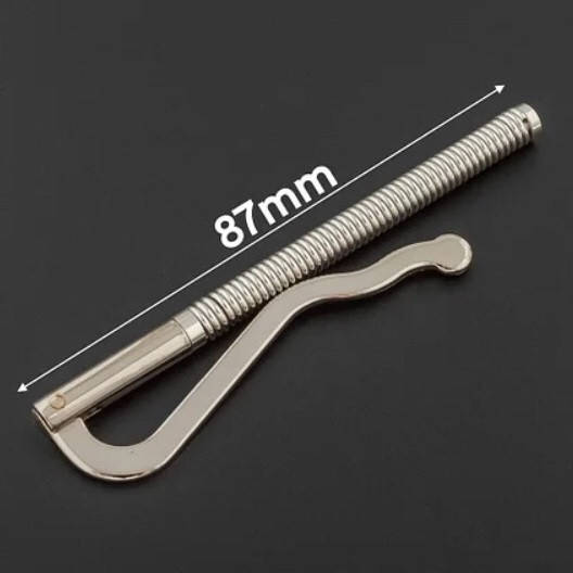 

Прижим для купюр 87 мм , зажим для денег никель