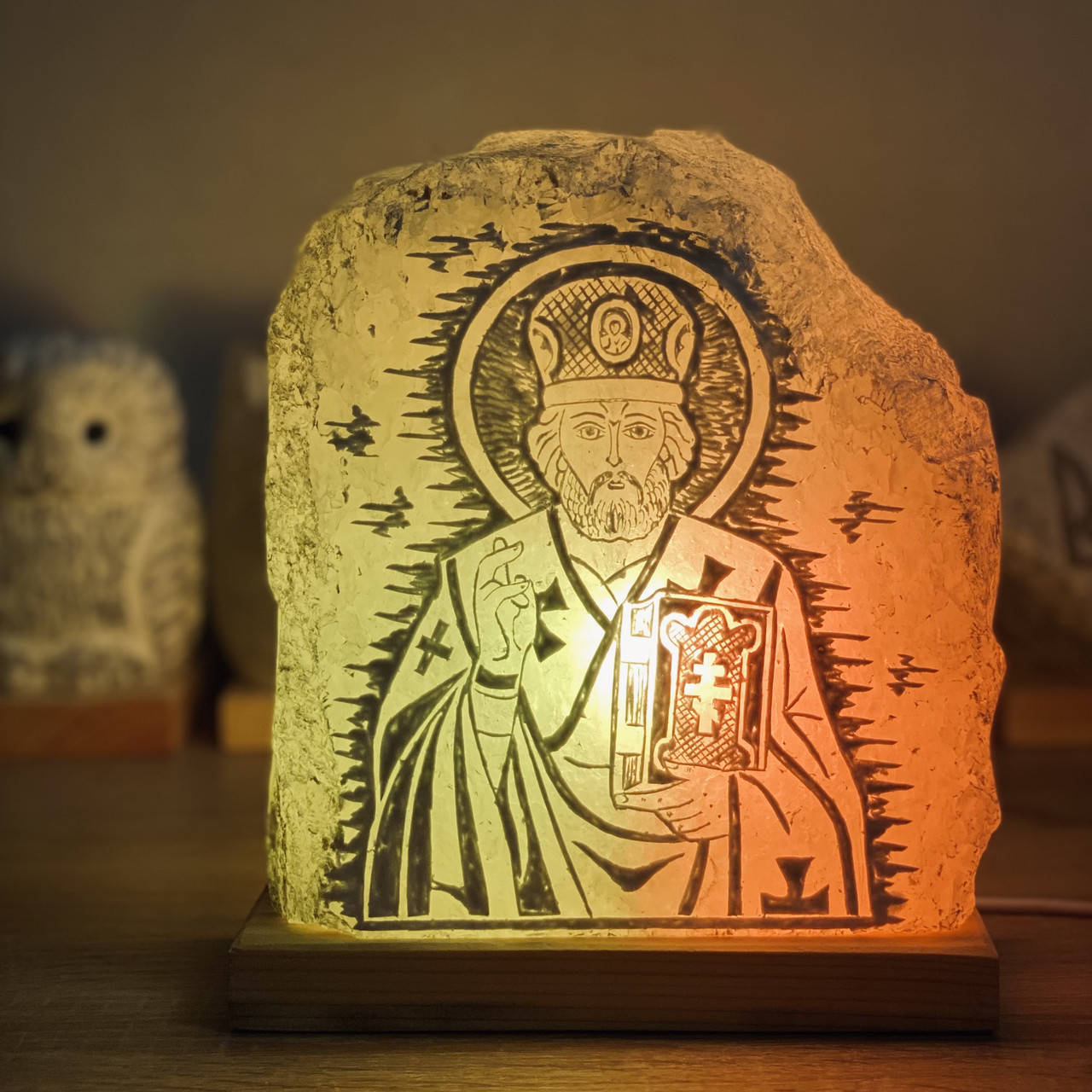 

Соляная лампа "Икона"