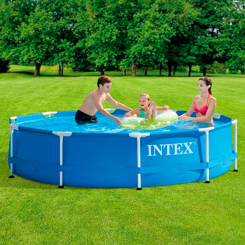 

Бассейн каркасный 28200 (1шт) Metal Frame Pool круглый (6+лет), в кор. 305*76см