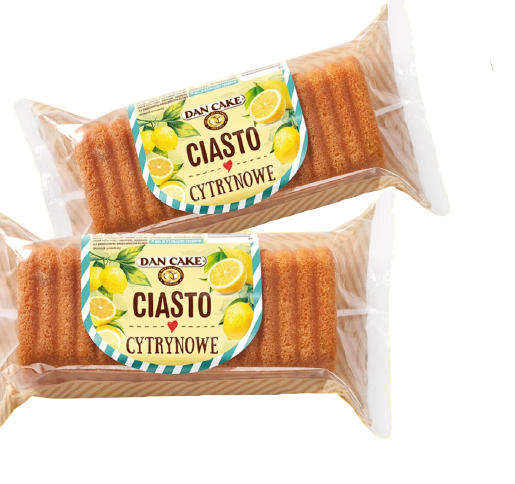 

Бисквитный кекс рулет с лимонной начинкой нежный и ароматный 400г TM Dan Cake Польша