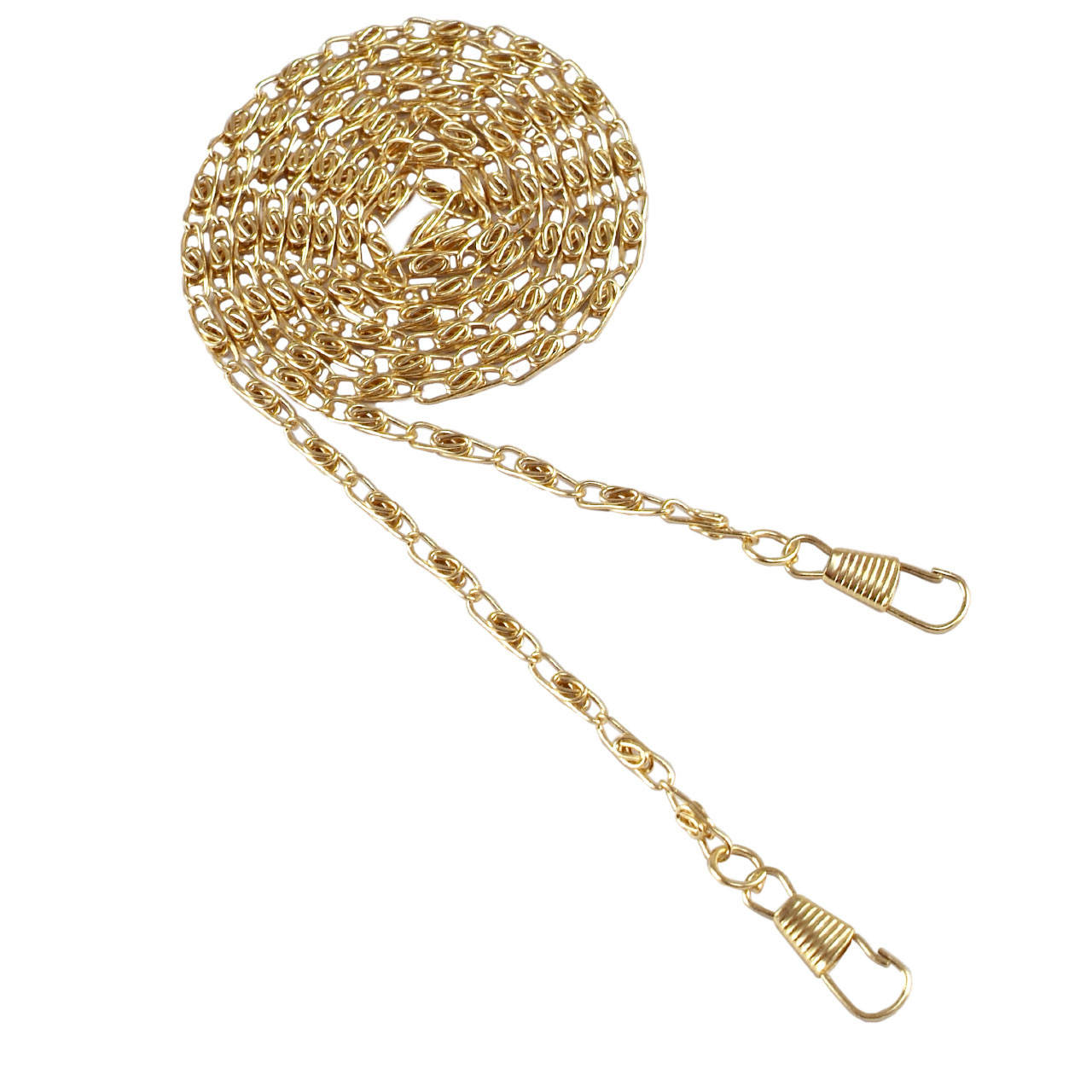 

Цепочка розалино, 120 см (4 мм ширина звена) золото, неповоротный зажим