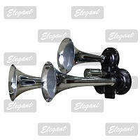 

Сигнал автомобильный воздушный дудка 24v/12v "ELEGANT" 100708/ CA 1007C 3 шт