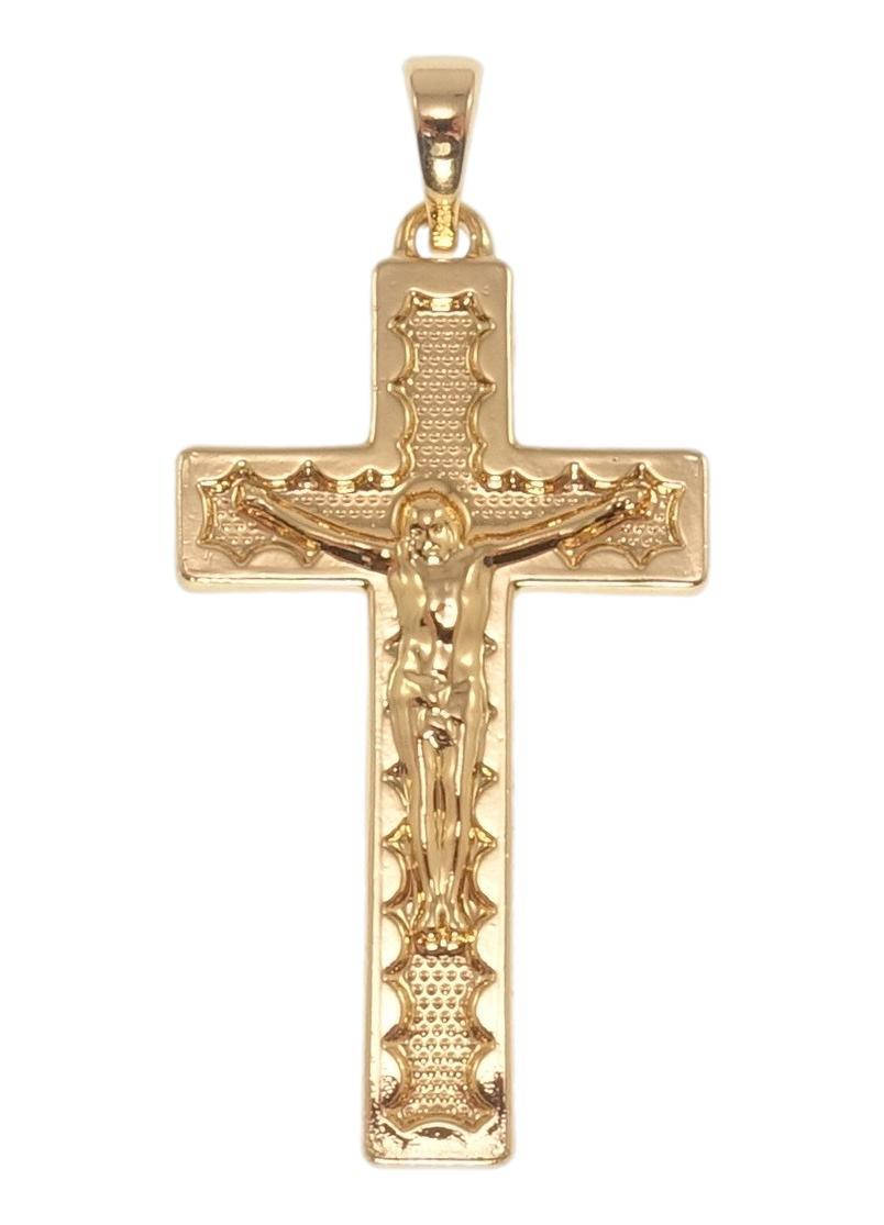 

Кулон Xuping Позолота 18K "Декоративный Крест с Распятием"