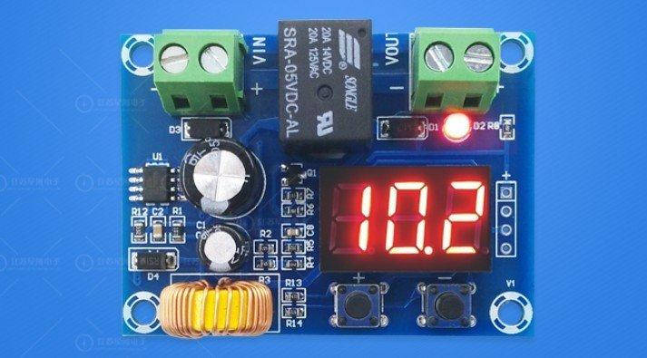 

Плата, Контроллер, модуль управления зарядкой аккумулятора 6-60V (XH-M609)