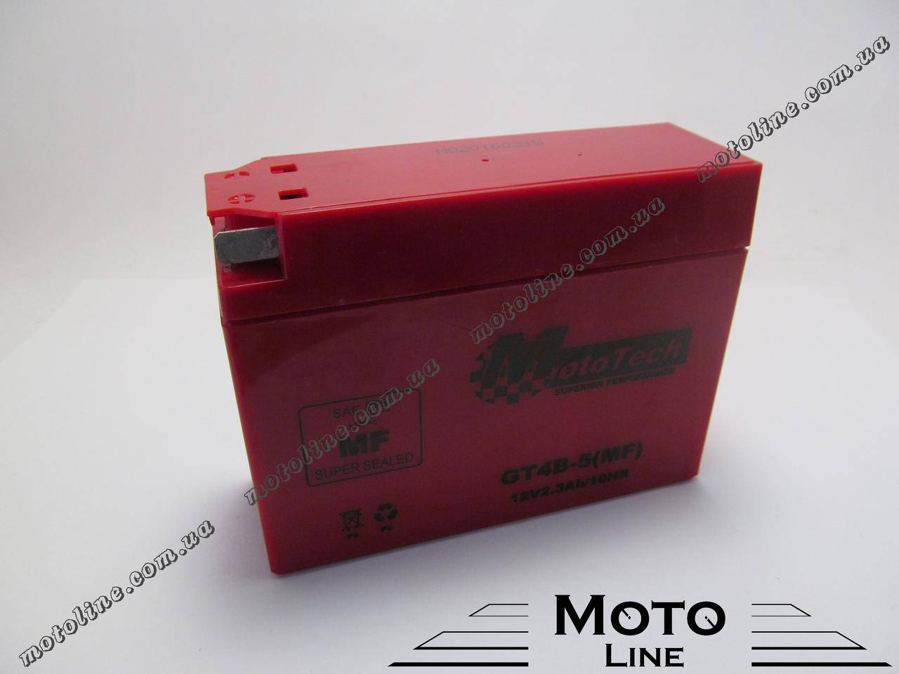 

Аккумулятор GT4B-5(MF) (12V2.3AH) Mototech